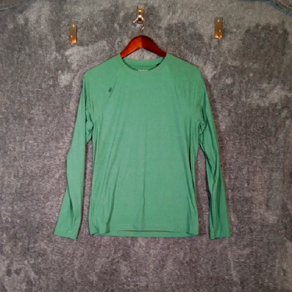 RHONE Reign Mens Long Sleeve Eden Heather Color Workout Size S